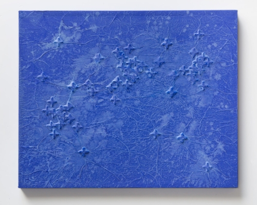 A piece of heaven - tecnica mista su carta intelata - cm 53x43 - 2020