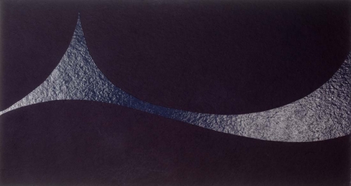 Tail of the sea - 2003 - acrilico e vinilica su cellotex - cm 60x120