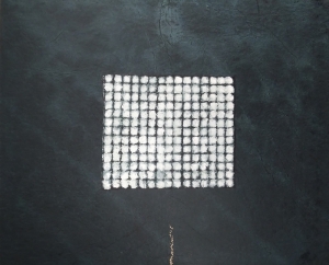Kintsugi - 2018 - monotipo su carta su cellotex - cm 50x60 